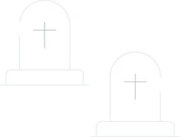 Cemetery Creative Icon Design vector