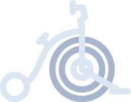 diseño de icono creativo de bicicleta de circo vector