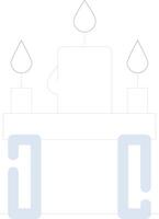 Candles Creative Icon Design vector