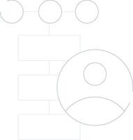 Client Database Creative Icon Design vector