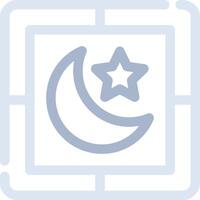 Night Creative Icon Design vector