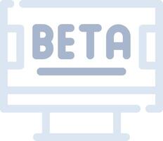 Beta Creative Icon Design vector