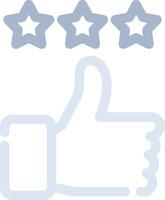 Thumbs Up Creative Icon Design vector