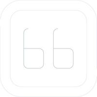 Quotation Creative Icon Design vector