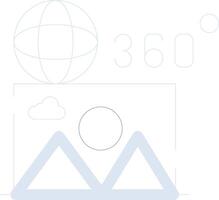 360 Image Creative Icon Design vector