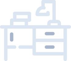Study Table Creative Icon Design vector