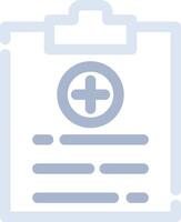 Medical Report Creative Icon Design vector