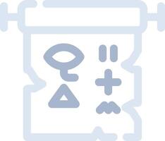 Hieroglyph Creative Icon Design vector