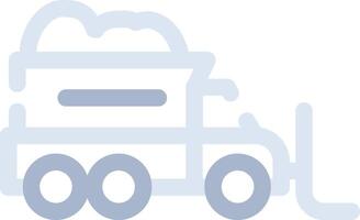 Snowplow Creative Icon Design vector