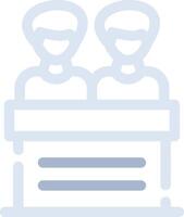 Line Two Color Design vector