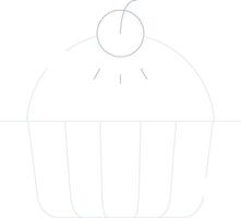 diseño de icono creativo de pastel de manzana vector