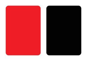 Dynamic Duo Black and Red Color Combination vector