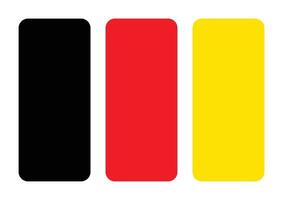 Bold Fusion Red, Black, and Yellow Color Palette vector