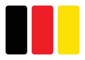 Bold Fusion Red, Black, and Yellow Color Palette vector