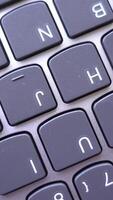 verticale vidéo de ordinateur clavier video