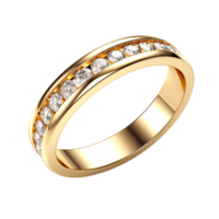 ai généré mariage anneaux dans Jaune or, bijoux png