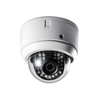 AI generated Surveillance camera on transparent background png