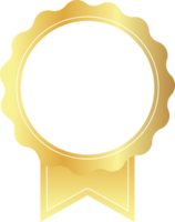 verzameling gouden insigne etiket label grens luxe ontwerp voor beloning winnaar garantie png