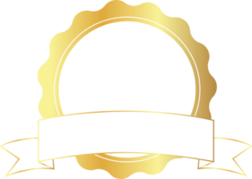 collezione d'oro distintivo etichetta etichetta confine lusso design per ricompensa vincitore garanzia png