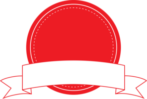 colección rojo Insignia etiqueta etiqueta frontera diseño para recompensa ganador garantizar Decorar png