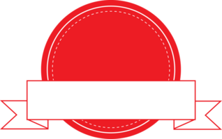 collezione rosso distintivo etichetta etichetta confine design per ricompensa vincitore garanzia decorare png
