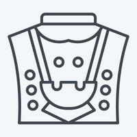 Icon Jewelry. related to Qatar symbol. line style. simple design illustration. vector
