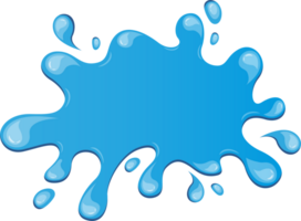agua chapoteo ola burbuja ilustración diseño png