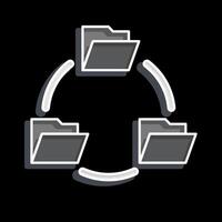 Icon Transfer 2. related to Social Network symbol. glossy style. simple design illustration vector