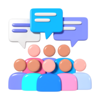 Forum 3D Illustration Icon png