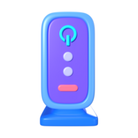 modem 3d illustration ikon png