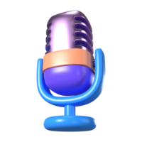 Podcast 3D Illustration Icon png