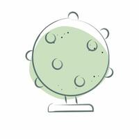 Icon Network. related to Social Network symbol. Color Spot Style. simple design illustration vector