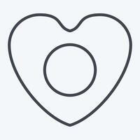 Icon Japan. related to Japan symbol. line style. simple design illustration. vector