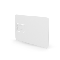 Template for mobile communication company identity with mini, micro, and nano phone sim card and microchip holder, realistic 3D illustration isolated on background. Communication Technology png