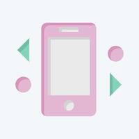 Icon Distribution. related to Social Network symbol. flat style. simple design illustration vector
