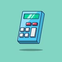 gratis vector calculadora. papelería herramientas, negocio, finanzas, contabilidad. dibujos animados icono ilustración. Finanzas y contabilidad