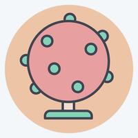 Icon Network. related to Social Network symbol. color mate style. simple design illustration vector