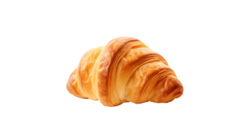 AI generated Croissant food cut out. Isolated tasty croissant on transparent background png