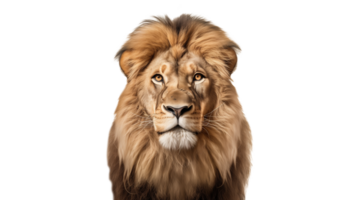 ai généré Lion animal Couper dehors. Lion sur transparent Contexte png