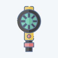 Icon Sherwood Gauge. related to Diving symbol. doodle style. simple design illustration vector