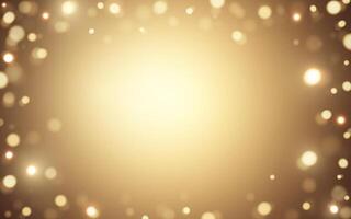 Golden luxury bokeh soft light abstract background, Vector eps 10 illustration bokeh particles, Background decoration