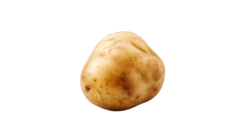 AI generated Isolated potato cut out. potato vegetable on transparent background png