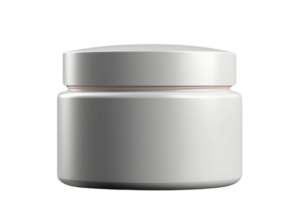 ai généré cosmétique pot récipient png image avec transparent Contexte