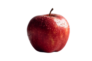 ai generiert rot Apfel auf transparent Hintergrund png Bild