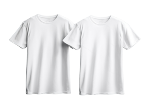 AI generated Two t shirt on transparent background png image