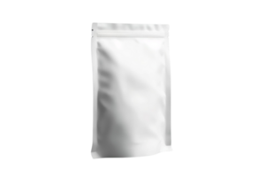 AI generated Blank foil bag packaging on transparent background png image