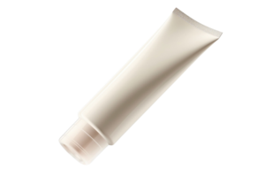 AI generated Blank Cosmetic tube mockup on transparent background PNG image