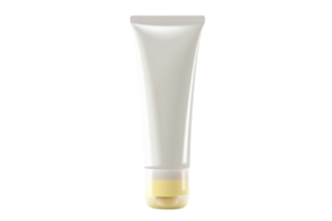 AI generated Blank Cosmetic tube mockup on transparent background PNG image