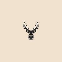 AI generated Deer logo vector icon design template