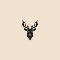 AI generated Deer logo vector icon design template